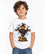 Pumpkin Scarecrow - White