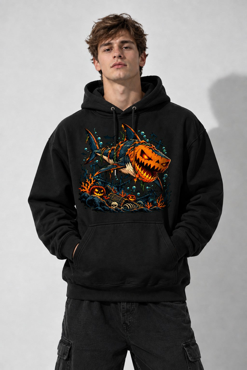 Pumpkin Shark Wreckage - Black