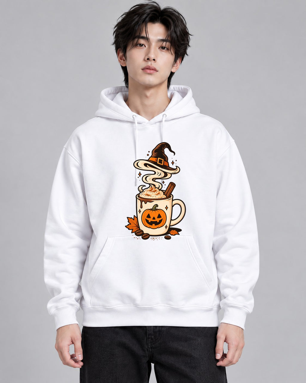Pumpkin Spice Witch - White
