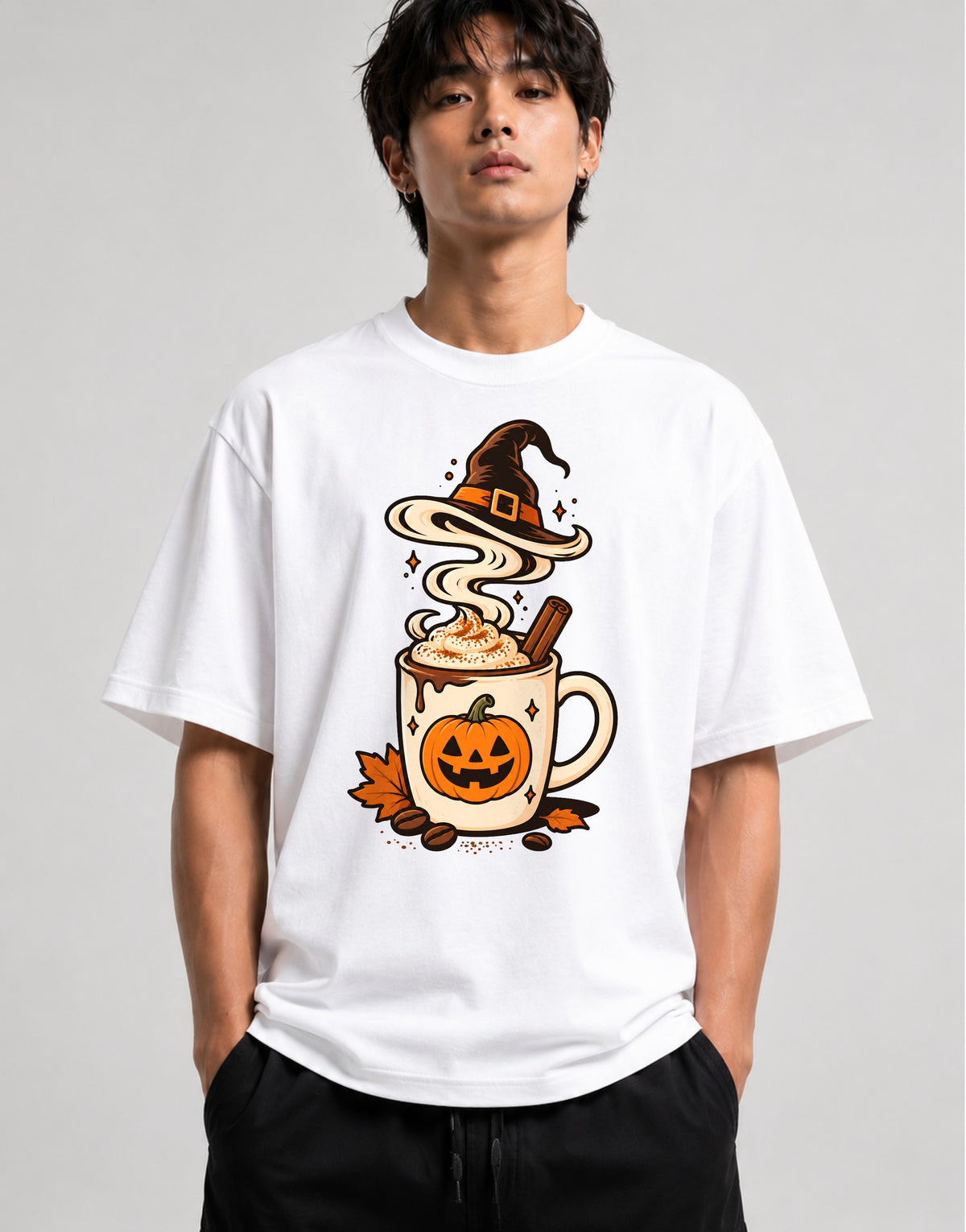 Pumpkin Spice Witch - White