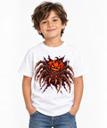 Pumpkin Spider Monster - White