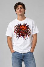 Pumpkin Spider Monster - White