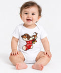 Puppy In Stocking - White