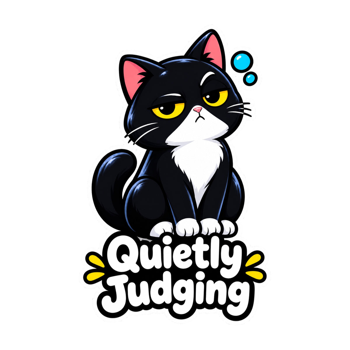 Quietly Judging Cat