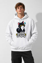 Quietly Judging Cat - White
