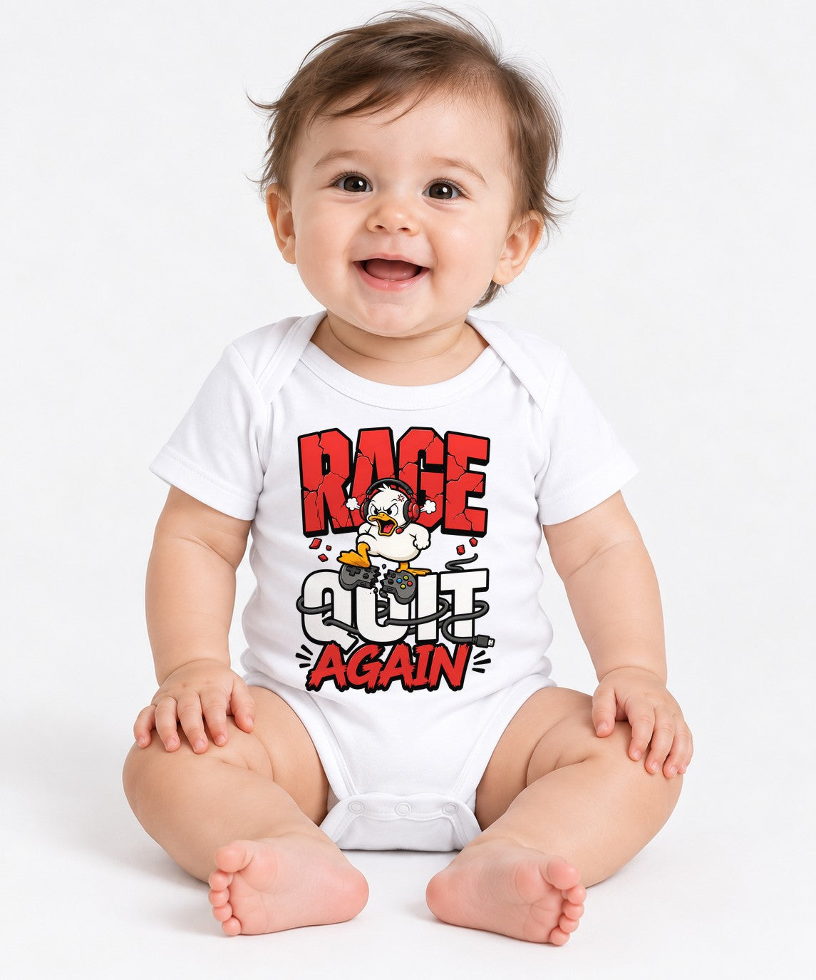 Rage Quit Again - White