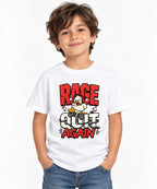 Rage Quit Again Shirt - Funny Gamer Duck Graphic Tee - White
