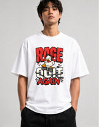 Rage Quit Again Shirt - Funny Gamer Duck Graphic Tee - White