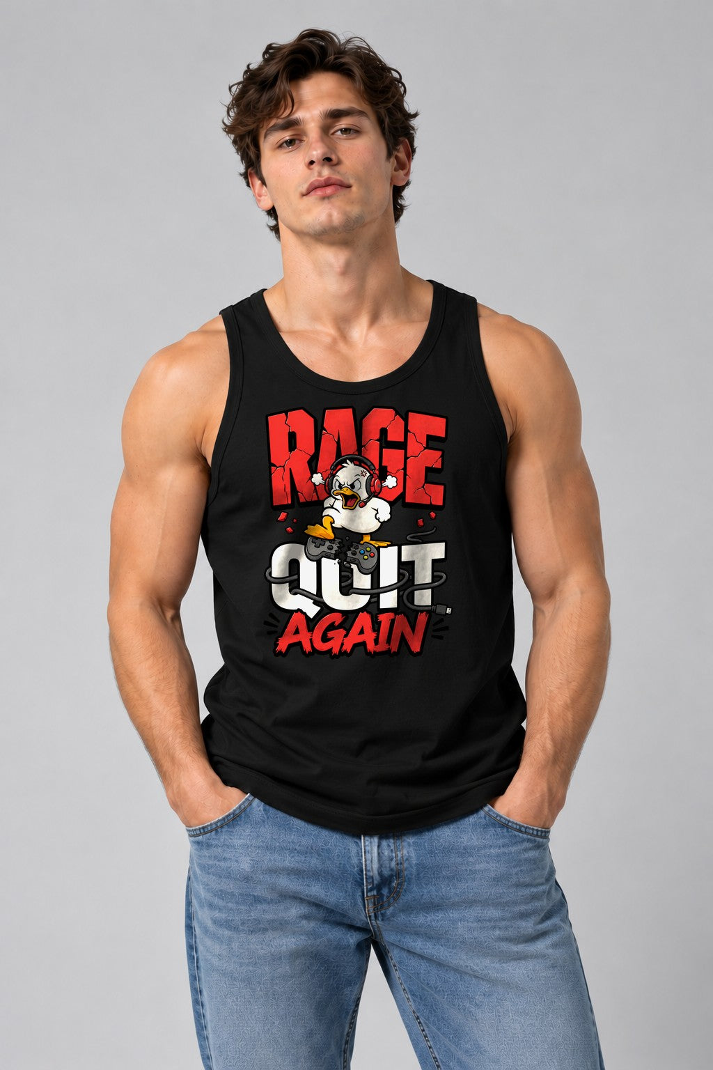 Rage Quit Again - Black