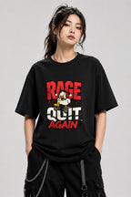 Rage Quit Again Shirt - Funny Gamer Duck Graphic Tee - Black