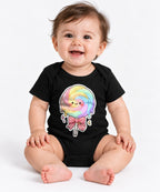 Rainbow Lollipop Love - Black