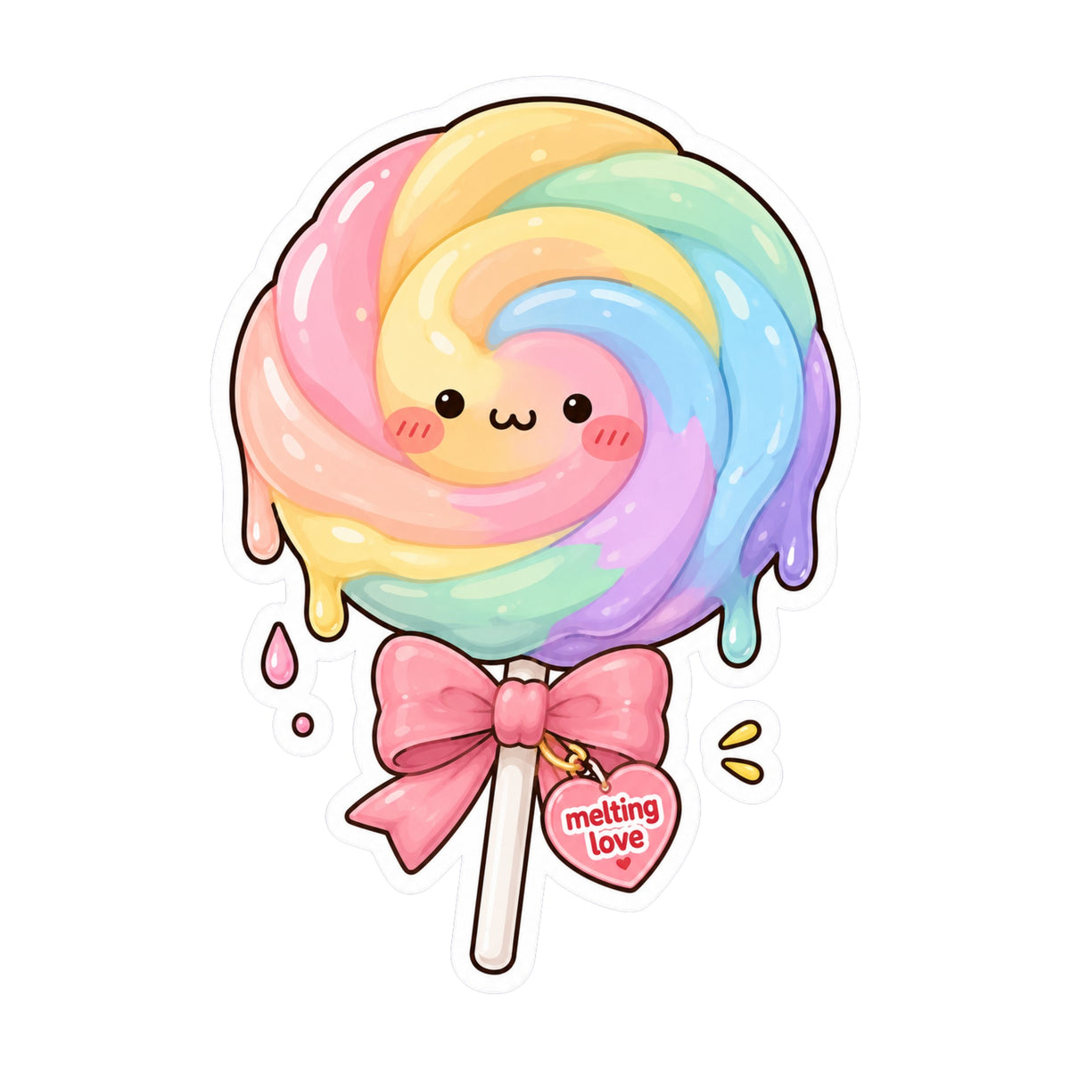 Rainbow Lollipop Love
