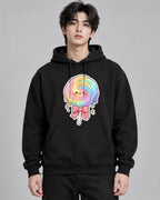 Rainbow Lollipop Love - Black