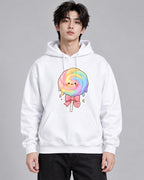 Rainbow Lollipop Love - White