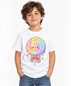 Rainbow Lollipop Love - White