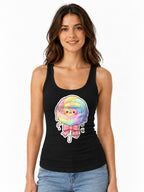 Rainbow Lollipop Love - Black