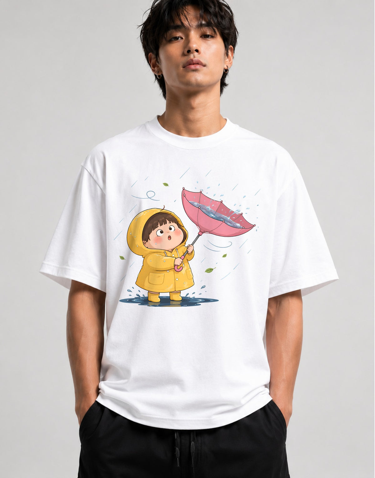 Rainy Day Child - White