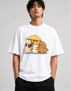 Rainy Day Friends - White