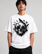 Raven Skull - White