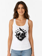 Raven Skull - White
