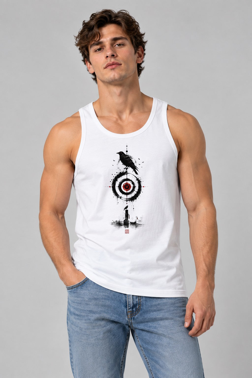 Raven Target - White
