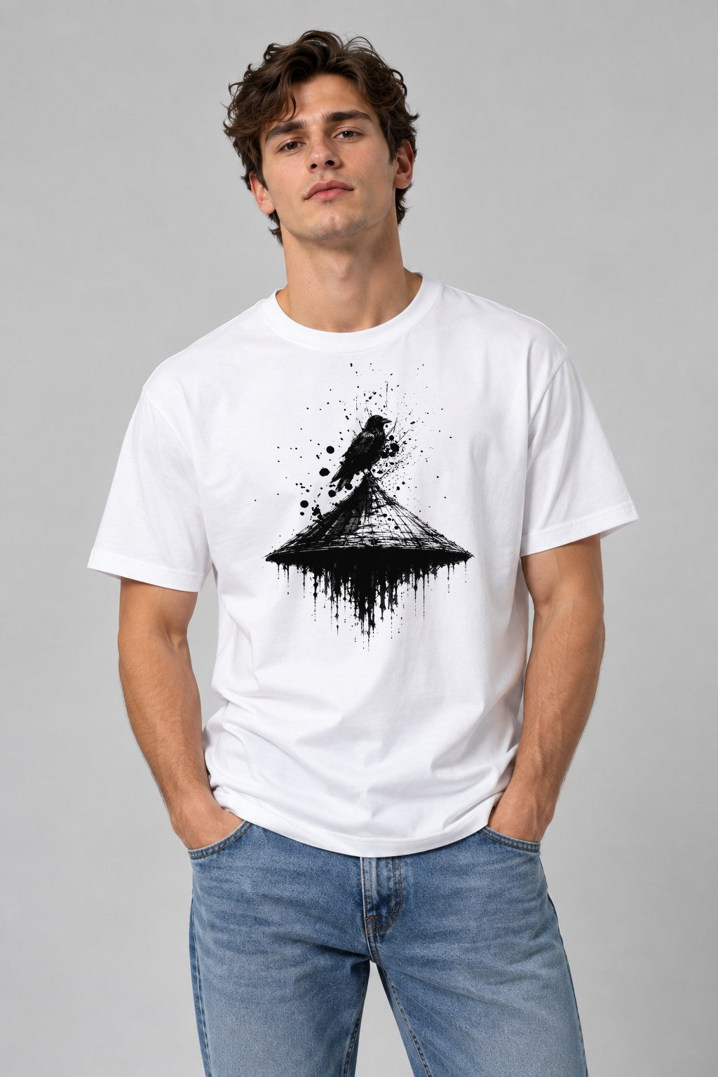 Raven Tower Drip - White