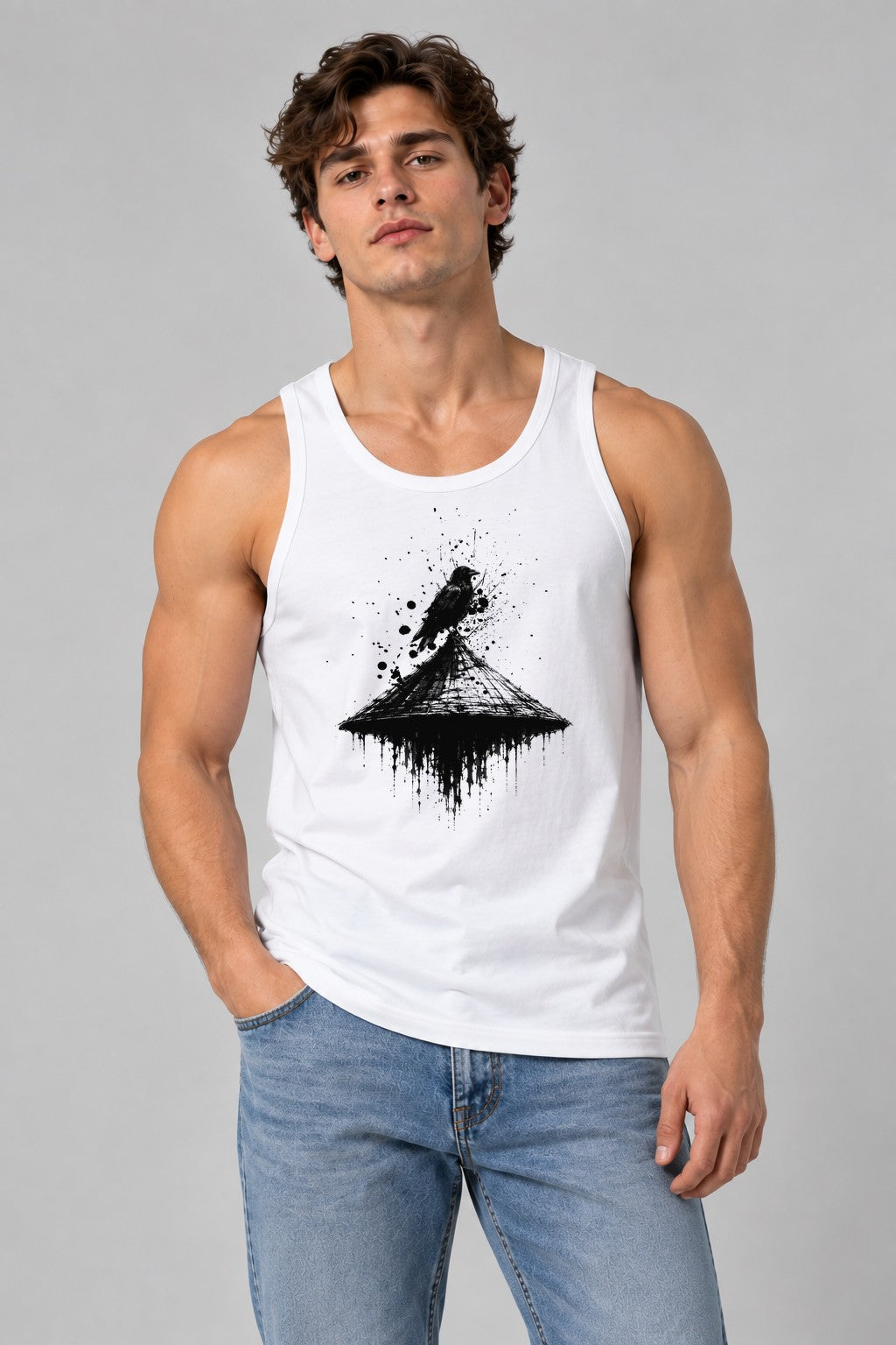 Raven Tower Drip - White