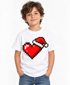 Red Cardinal Heart - White