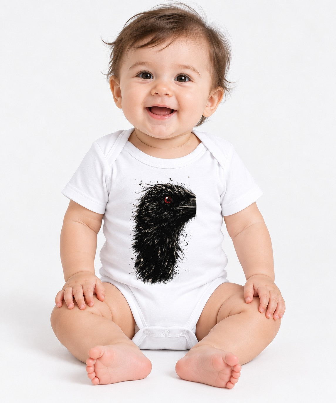 Red Eyed Raven - White