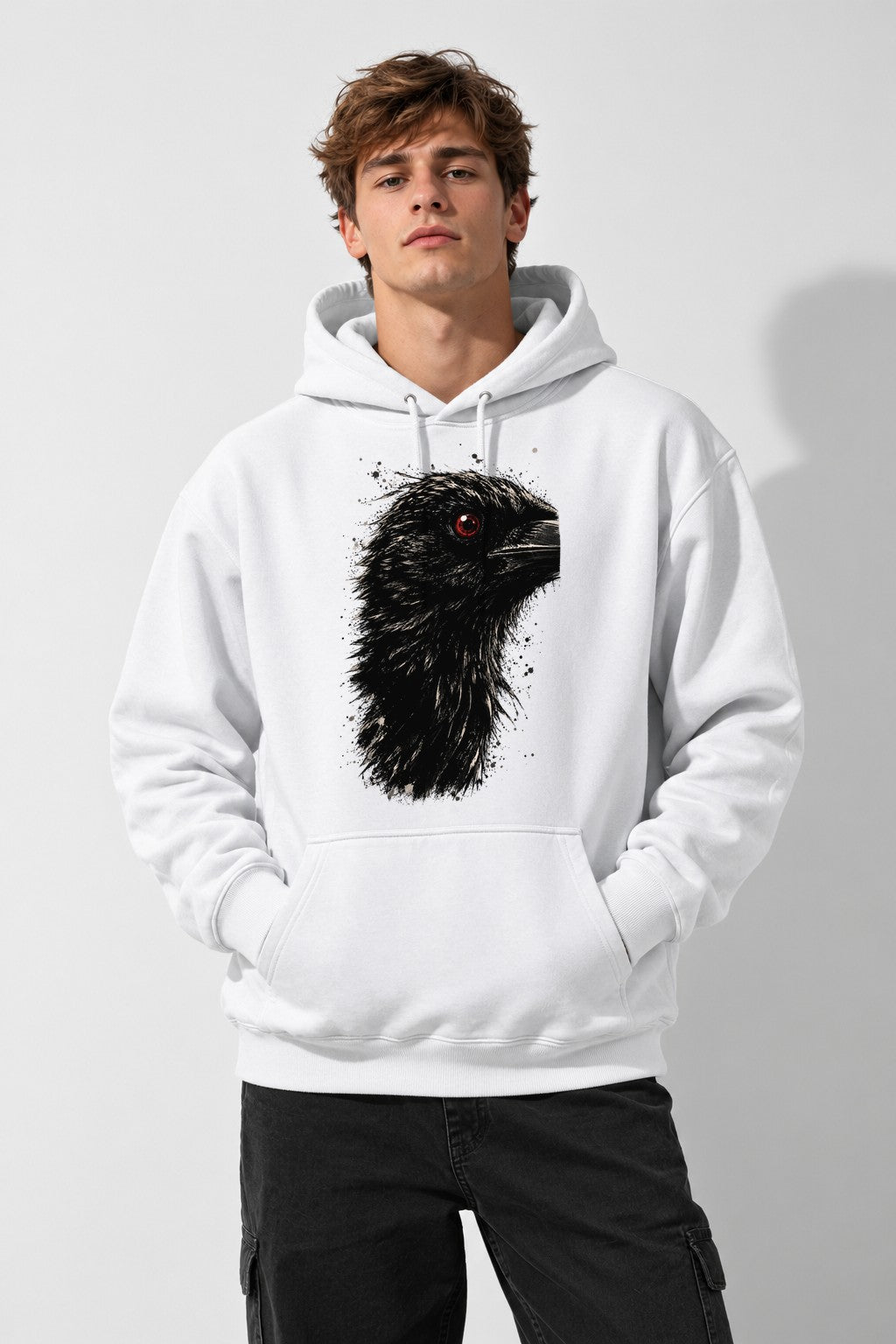 Red Eyed Raven - White