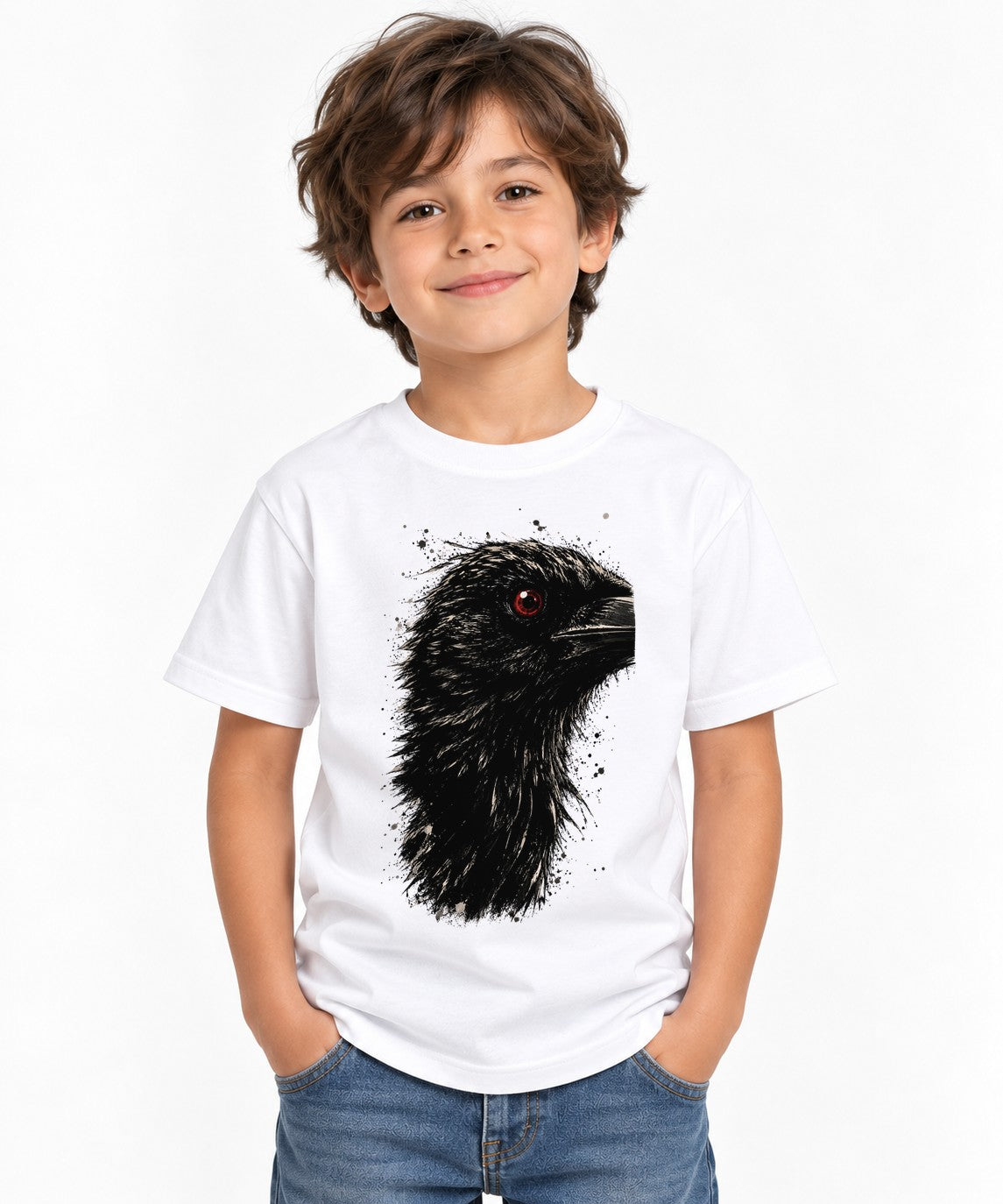 Red Eyed Raven - White