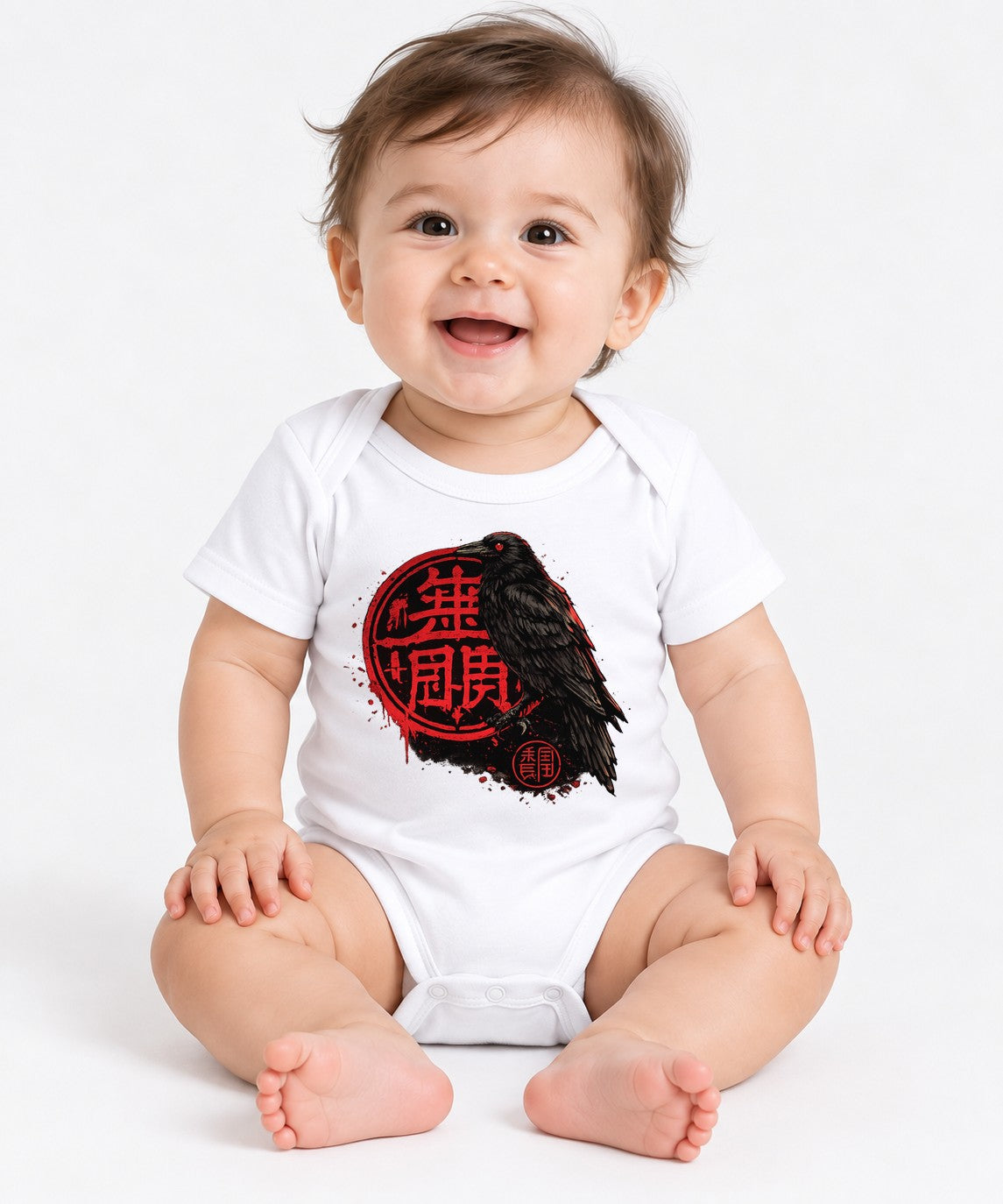 Red Seal Raven - White