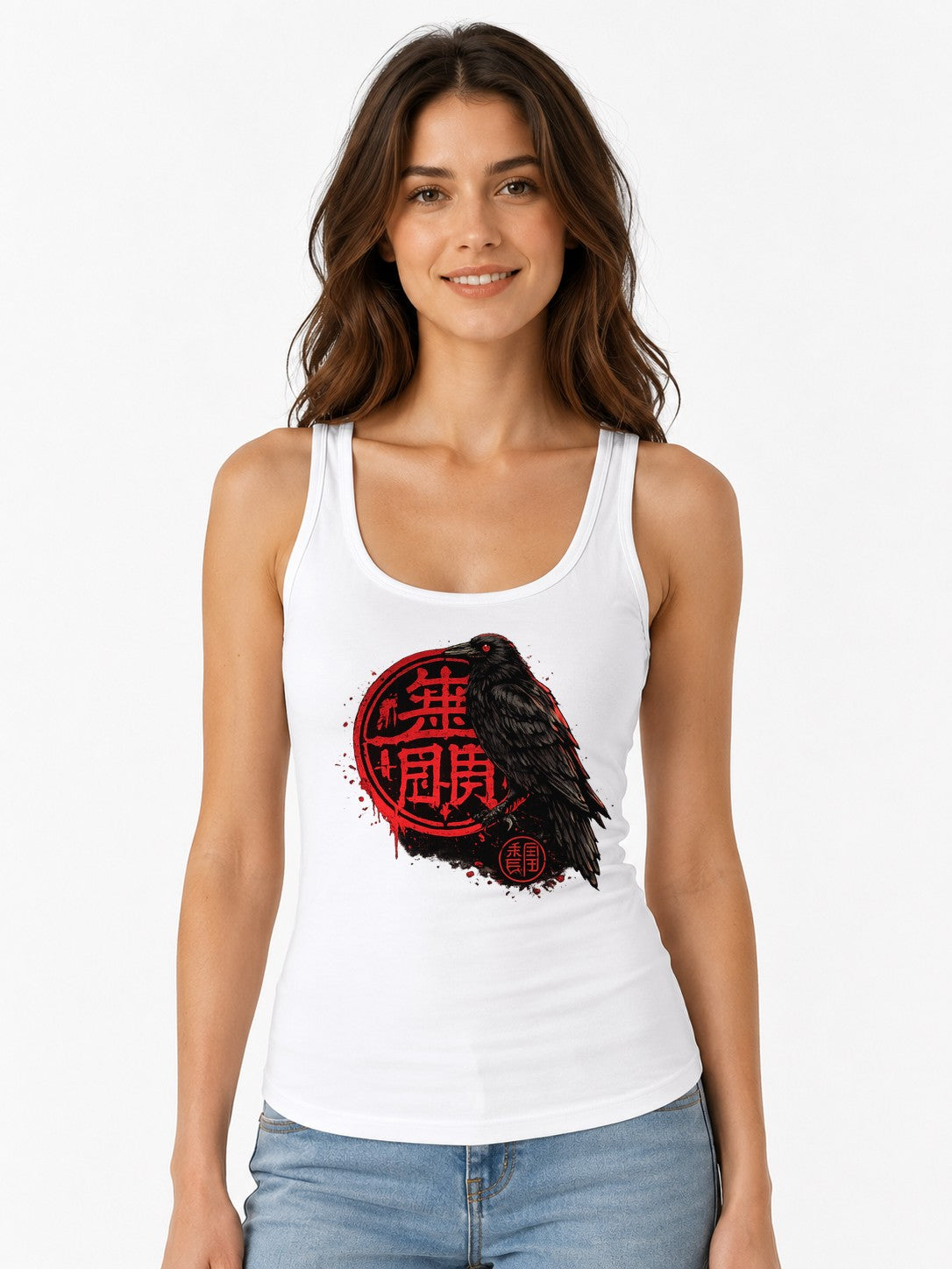 Red Seal Raven - White