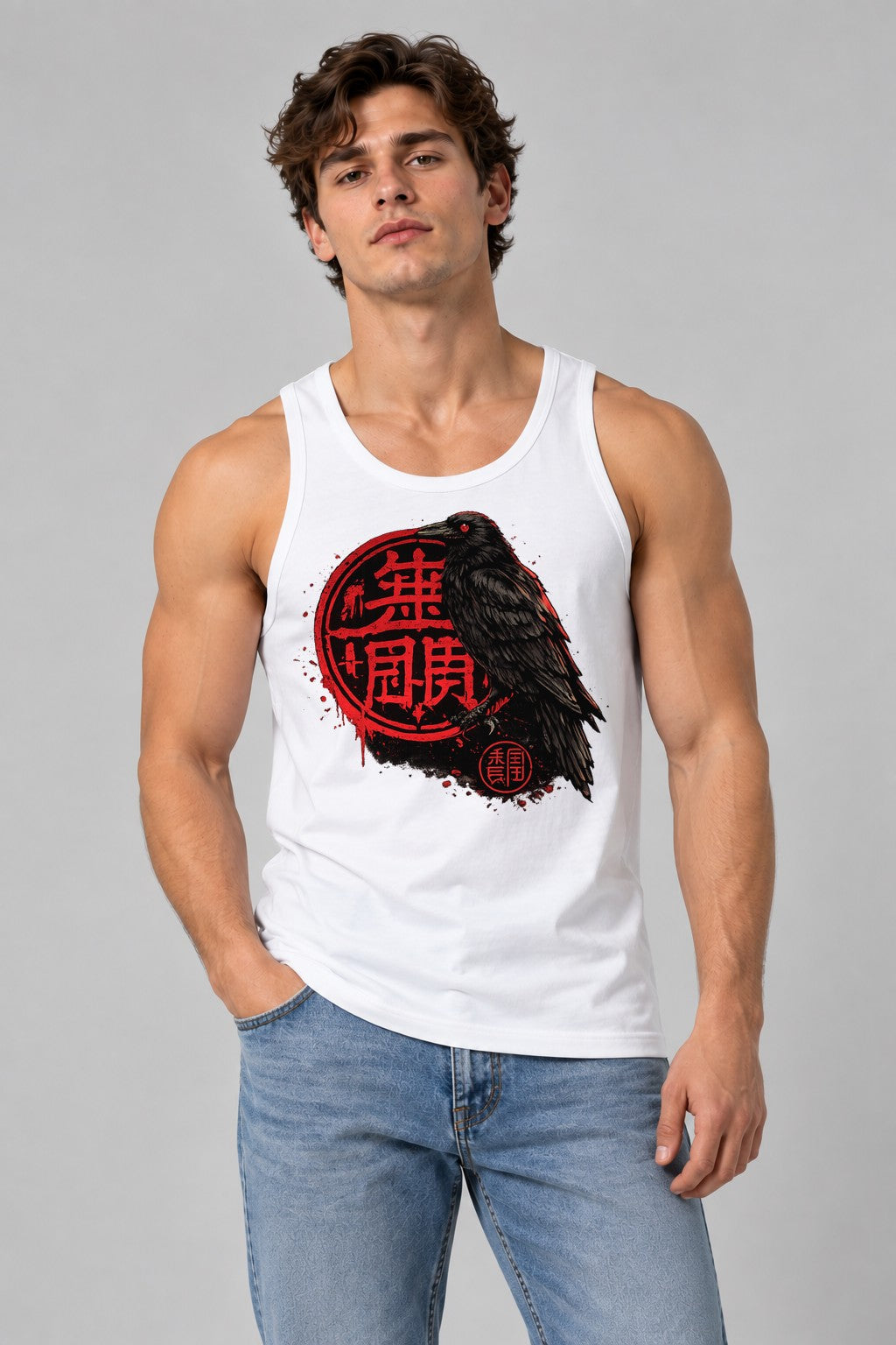 Red Seal Raven - White