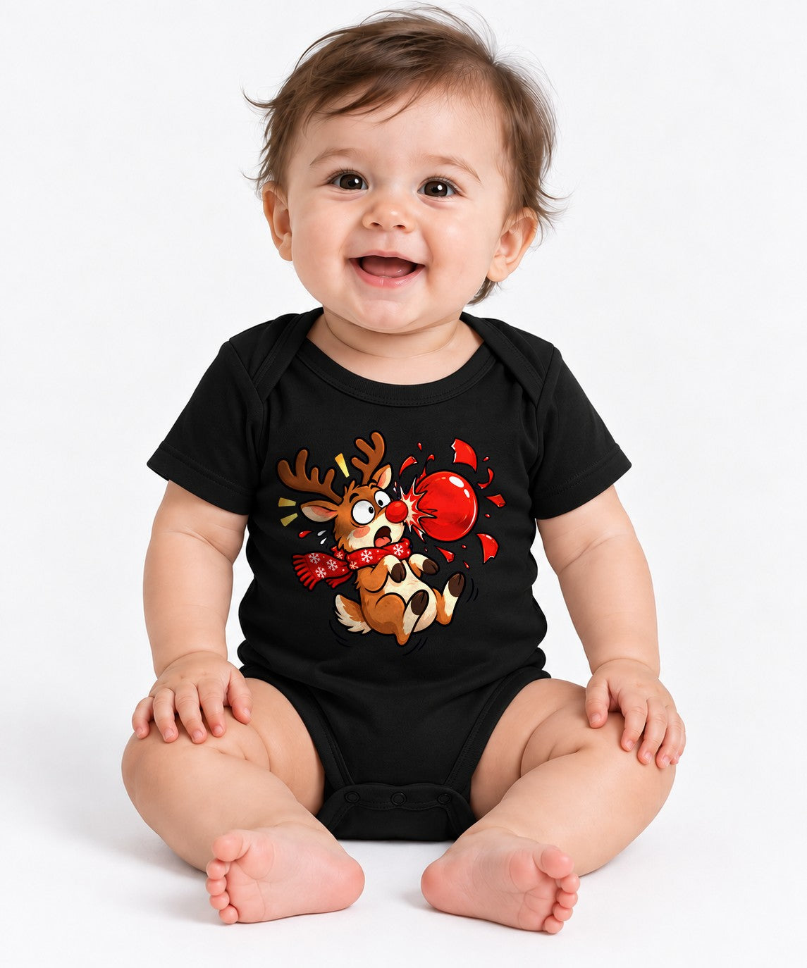 Reindeer Ornament Mishap - Black