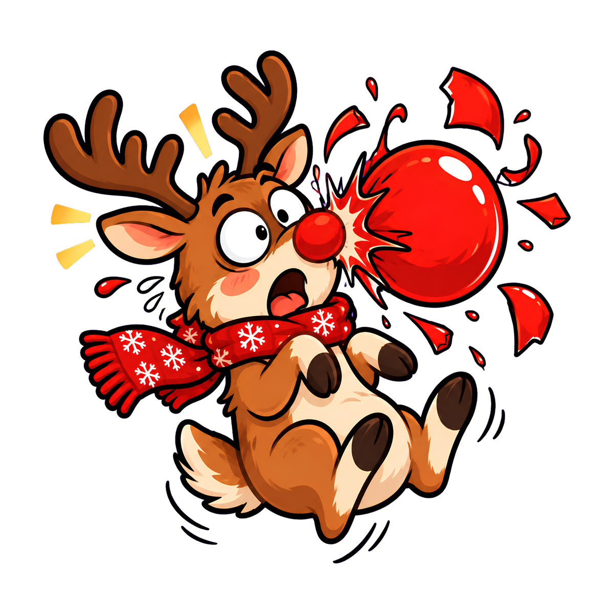 Reindeer Ornament Mishap