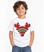 Reindeer WiFi Signal - White