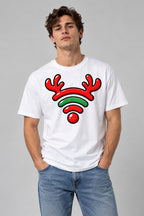 Reindeer WiFi Signal - White