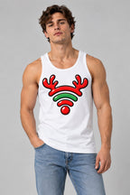 Reindeer WiFi Signal - White