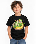 Relaxing Parrot Pool - Black