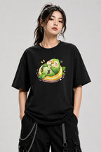 Relaxing Parrot Pool - Black