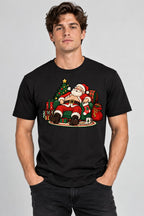 Relaxing Santa Claus - Black