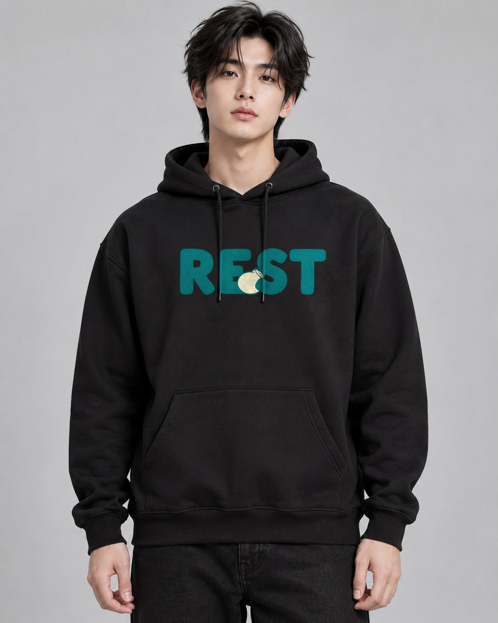 Rest Peach - Black