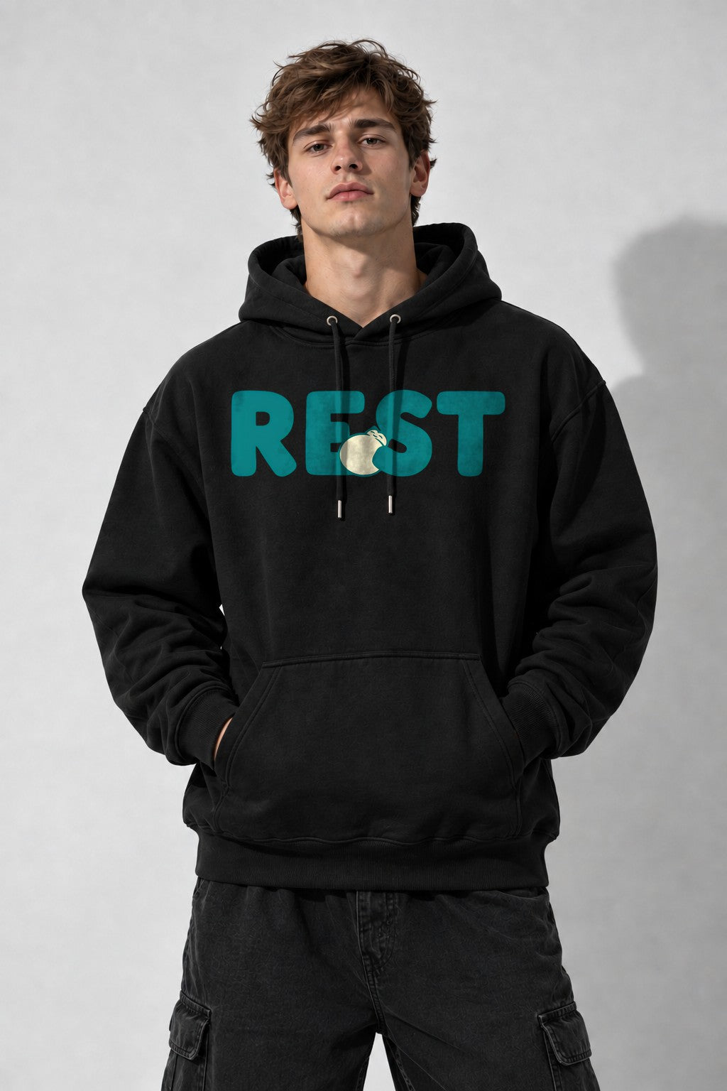 Rest Peach - Black