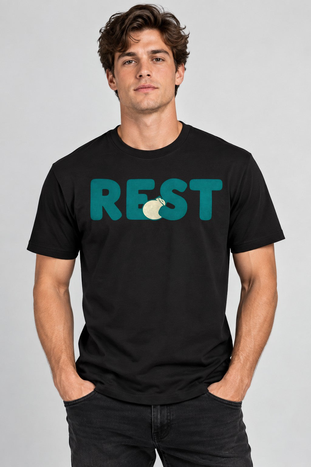 Rest Peach - Black