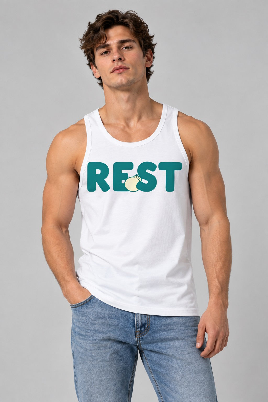 Rest Peach - White