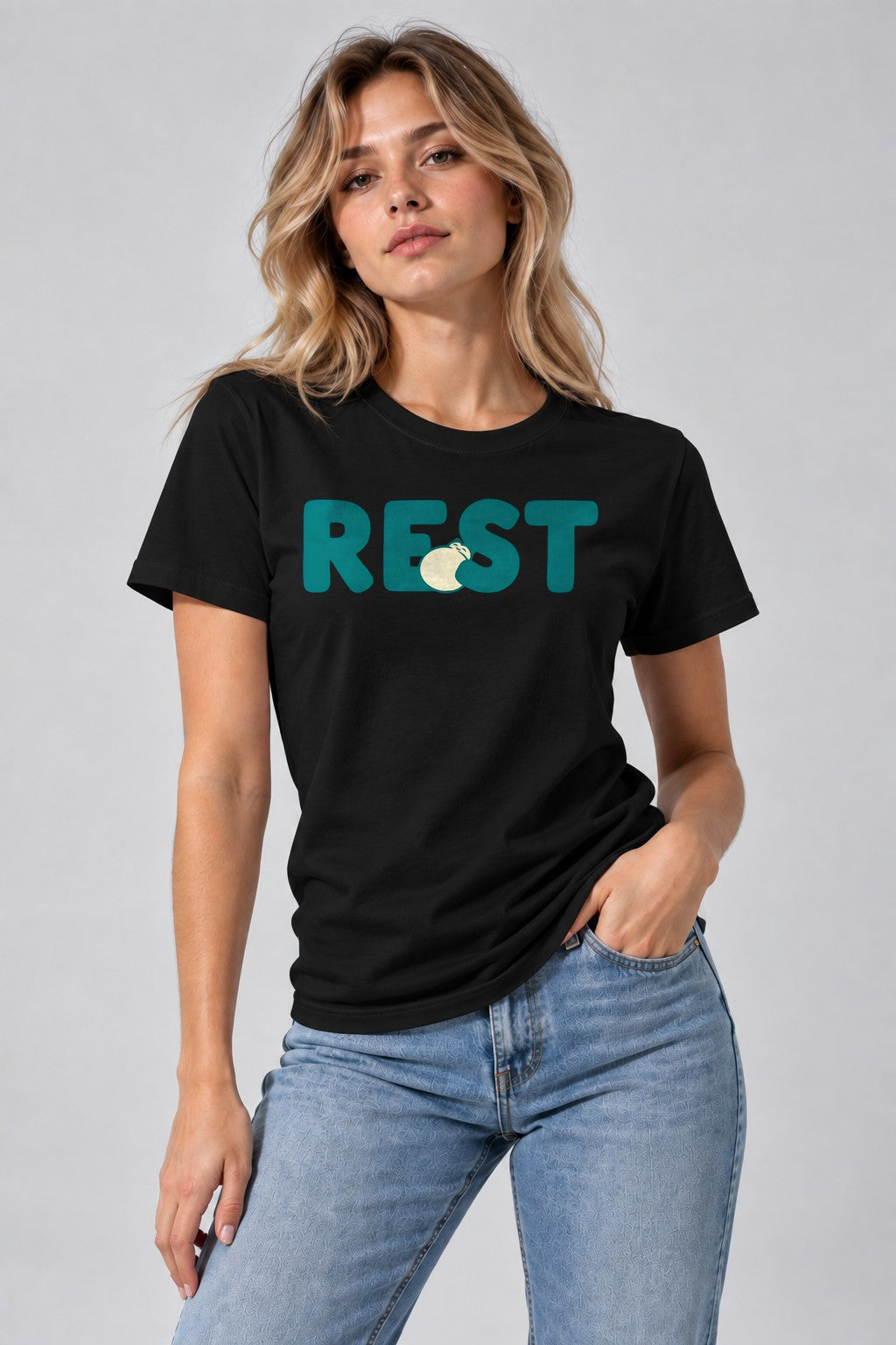 Rest Peach - Black