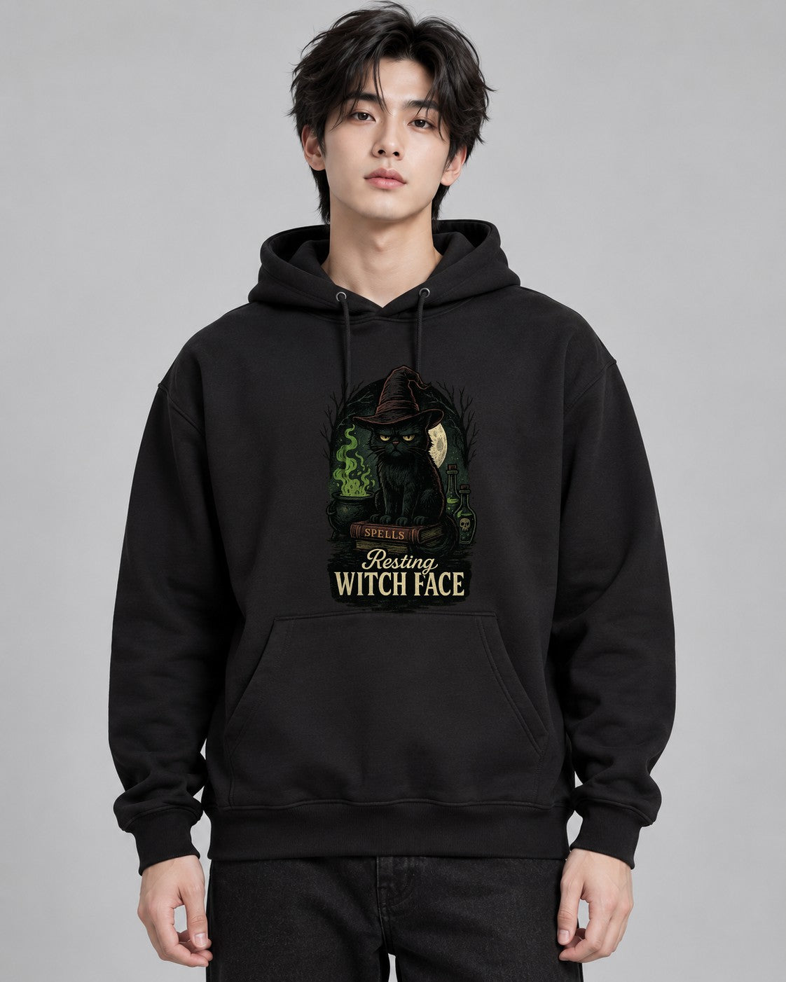 Resting Witch Face - Black