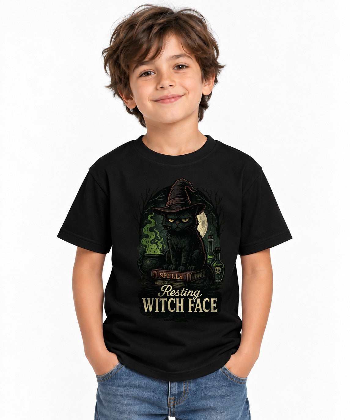 Resting Witch Face - Black