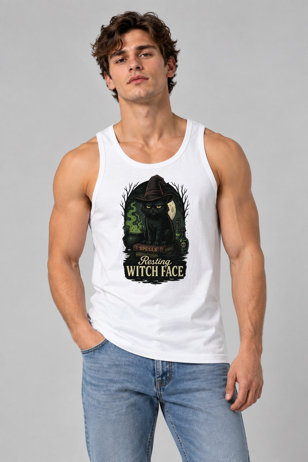 Resting Witch Face - White